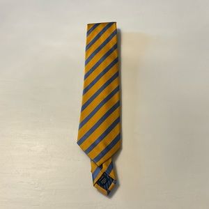 Charles Tyrwhitt Yellow and Blue Striped Tie